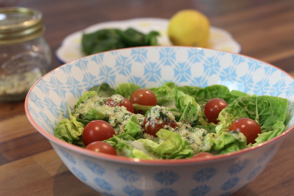 Baobab pesto salad dressing