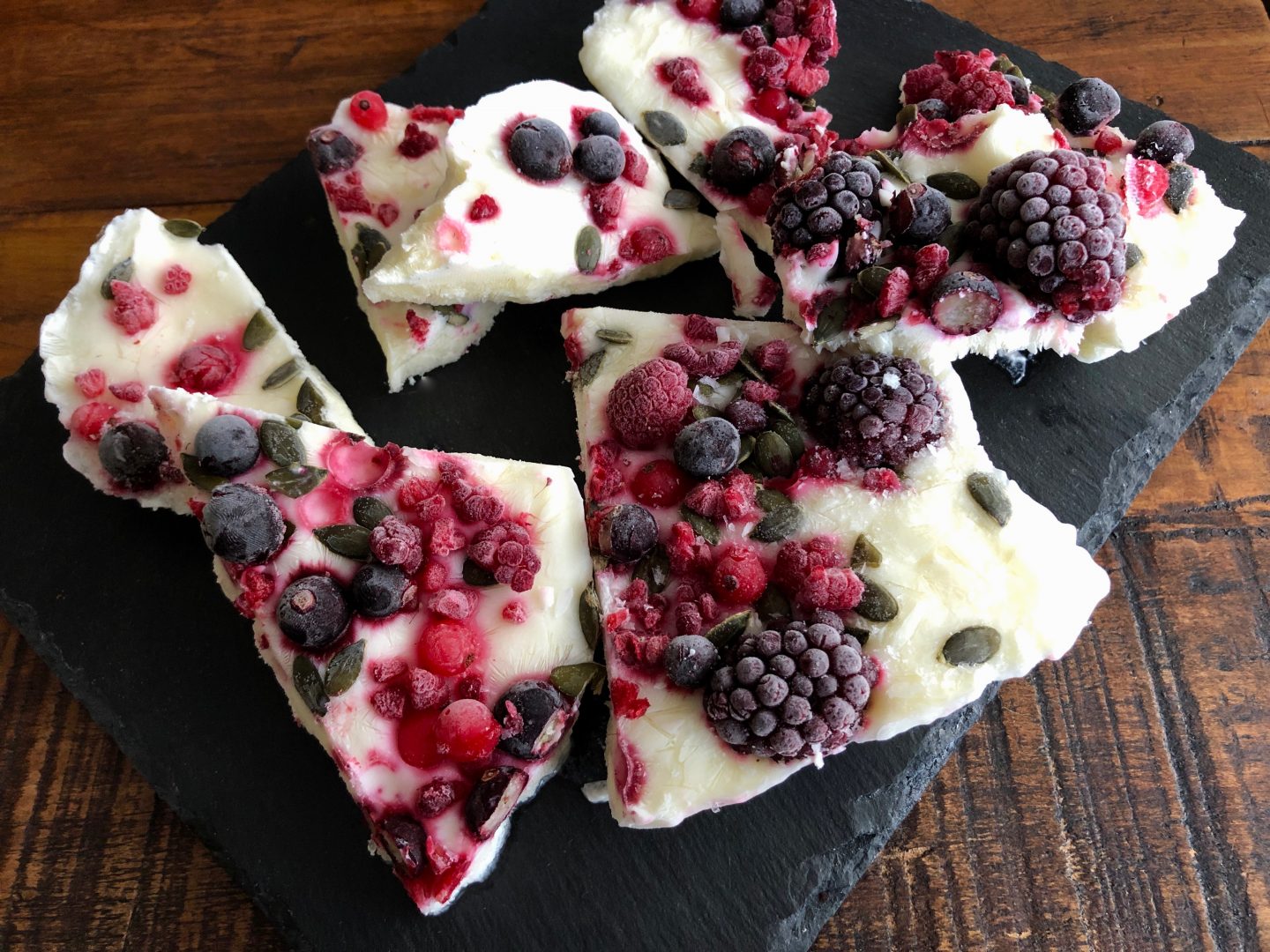 Frozen Yoghurt Bark