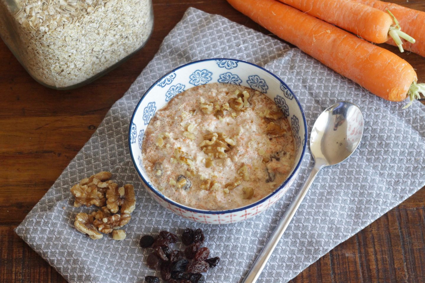 Carrot Cake Overnight Oats