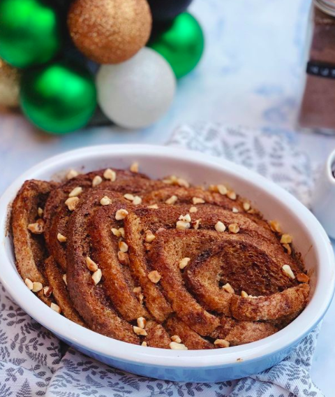 Gingerbread Baked French Toast